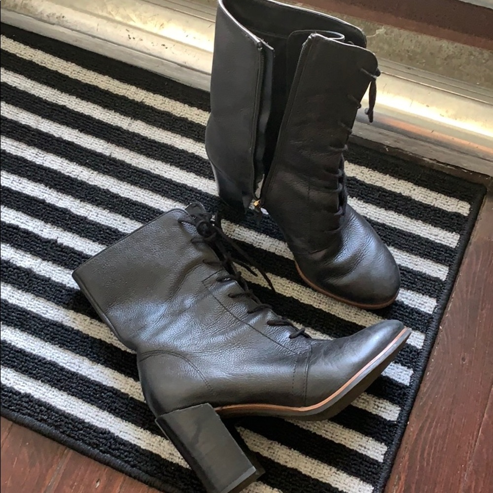 Real leather Franco sarto boots